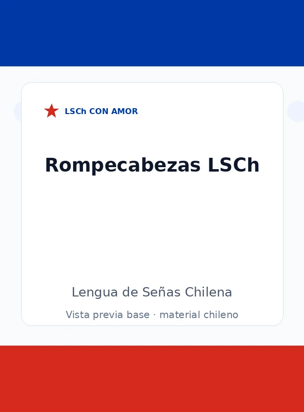 Rompecabezas del Alfabeto en LSCh — portada