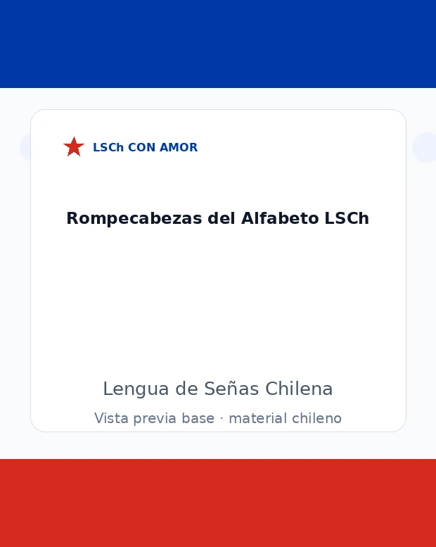 Vista previa de material imprimible de LSCh
