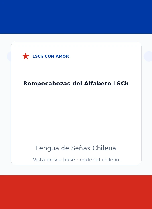 Vista previa de material imprimible de LSCh
